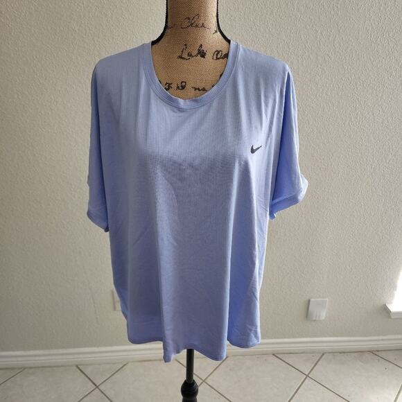 Nike blue breathable active athletic workout shirt plus size 3X NEW!!! - Picture 1 of 8